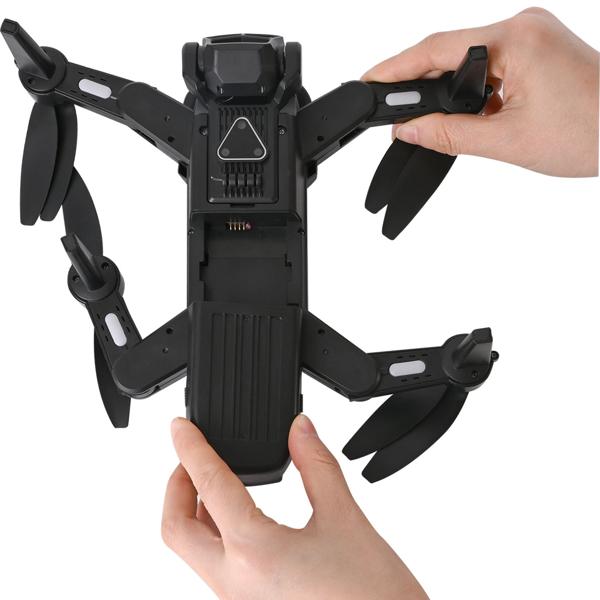 Set de pièces de rechange pour drone GPS CH11603 – avec puissante batterie de rechange 3000 mAh / 7,4 V et 4 paires d’hélices de haute qualité comme rotors de rechange