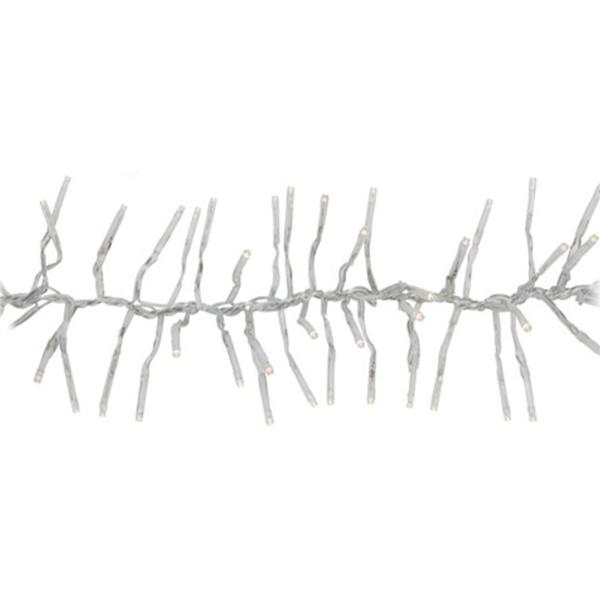 Catena luminosa cluster natalizia 768 LED bianco caldo – IP44 esterno & interno, 5,6 m catena a grappolo scintillante per un‘atmosfera accogliente