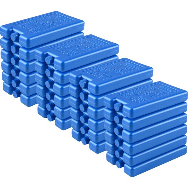 Set of 24 ice packs for cooler bag & lunch box – 200 g each, flat & reusable cooling elements – BPA-free ice pack for 12 h cooling