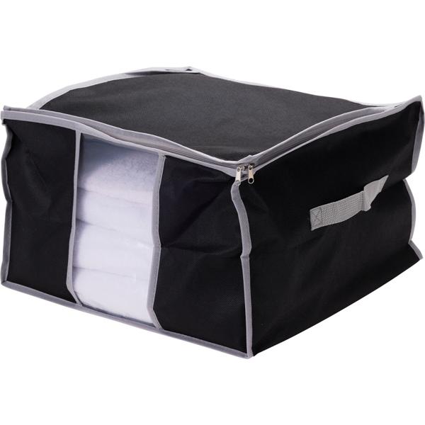 Practical 2-piece set: Vacuum bag (80x80cm) + robust storage bag (40x40cm) – Space-saving for bedding, clothing & moving