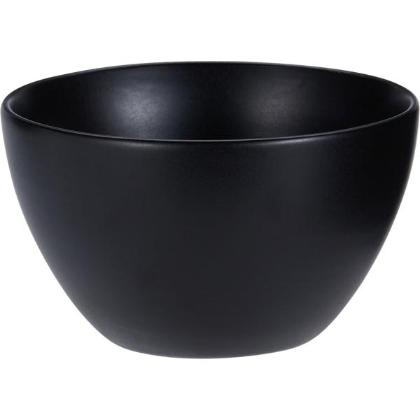 Elegantes 6-tlg. Frühstücks-Set in Schwarz Matt: Edles Geschirr-Service für 2 Personen - Modernes Essgeschirr für Müsli, Kaffee, Brunch, u.v.m.