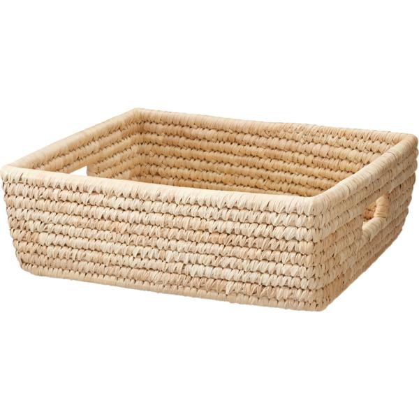 Set de paniers de rangement 3 pièces, rectangulaires, robustes avec poignées pour salle de bain, étagère, chambre et bureau – Organisation facilitée !