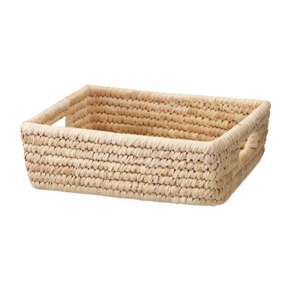 Set de paniers de rangement 3 pièces, rectangulaires, robustes avec poignées pour salle de bain, étagère, chambre et bureau – Organisation facilitée !