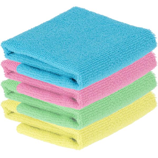 Set of 50 high-quality microfiber cloths 30x30cm: all-purpose cloths, streak-free, highly absorbent, practical for home or car – versatile cleaning