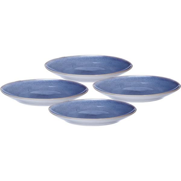 Esclusivo servizio combinato in gres da 20 pezzi: set di piatti, ciotole e tazze eleganti - servizio di stoviglie moderno e robusto per gusto e stile