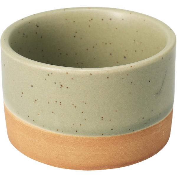 Elegant 4-piece stoneware bowl set: colourful dip bowls, mini bowls & snack bowls 6.5 x 4 cm – modern small serving bowls, chic & robust