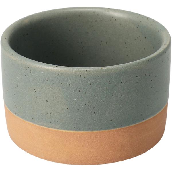 Elegant 4-piece stoneware bowl set: colourful dip bowls, mini bowls & snack bowls 6.5 x 4 cm – modern small serving bowls, chic & robust