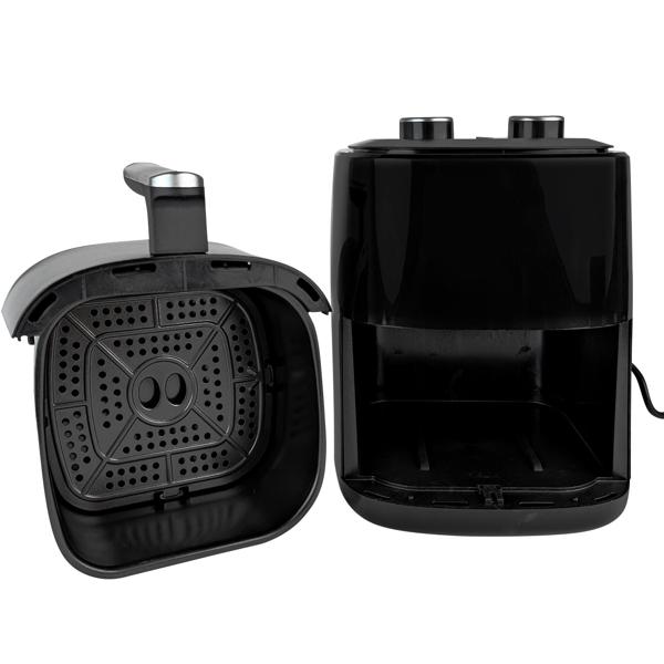 6-in-1 Heissluftfritteuse 3,1L – Das geniale Multitalent für knusprige Pommes & saftiges Fleisch in Rekordzeit - 6 Programme: Garen, Grillen, Backen