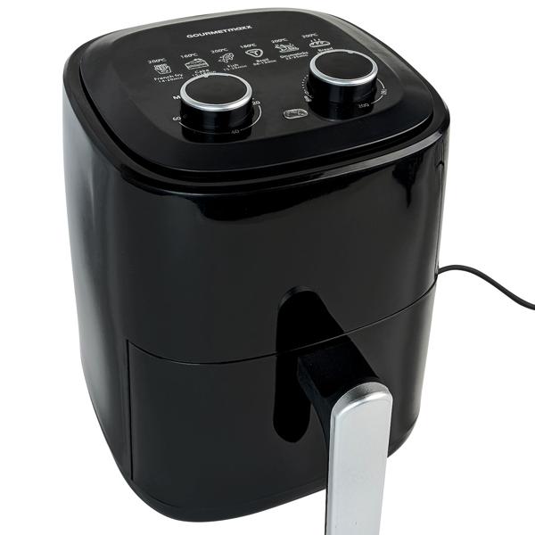 6-in-1 Heissluftfritteuse 3,1L – Das geniale Multitalent für knusprige Pommes & saftiges Fleisch in Rekordzeit - 6 Programme: Garen, Grillen, Backen