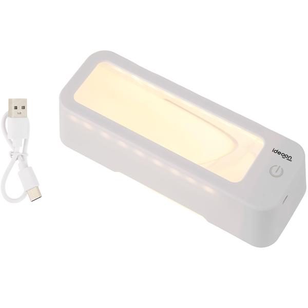 LED reading magnifier with 3x magnification, dimmable, 3 light colours 3000–6500 K, battery up to 10 h, USB-C, ideal for seniors & impaired vision, illuminated visual aid