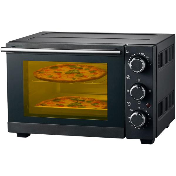 Mini Forno 15 litri – 1200W: Forno da tavolo compatto con 230°C e timer da 60 minuti, con teglia e griglia incluse