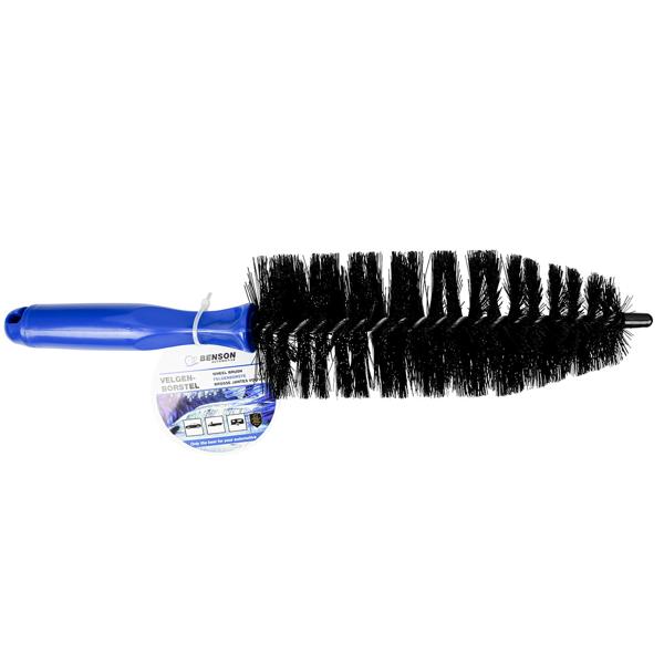 Brosse Jantes Premium 30cm - Nettoyage Sûr & Anti-rayures pour Jantes Alliage, Vélo, Moto, Cassette - Poils Doux, Ergonomique, Robuste