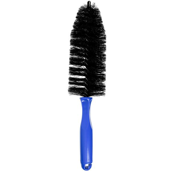 Brosse Jantes Premium 30cm - Nettoyage Sûr & Anti-rayures pour Jantes Alliage, Vélo, Moto, Cassette - Poils Doux, Ergonomique, Robuste