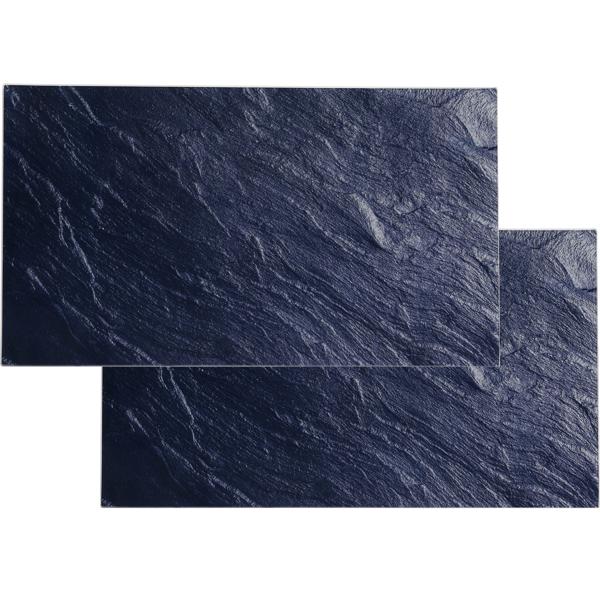 Tagliere in vetro & copripiano cottura, 2 pezzi da 52 x 30 cm ciascuno - Copripiano per induzione & elettrico, paraschizzi resistente al calore