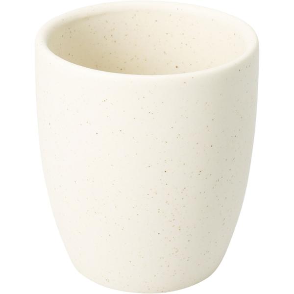 4er Becher Set Steingut 180ml, 4 Farben - Rustikale Kaffeebecher & Teetassen ohne Henkel für Heissgetränke, Kaffee & Espresso