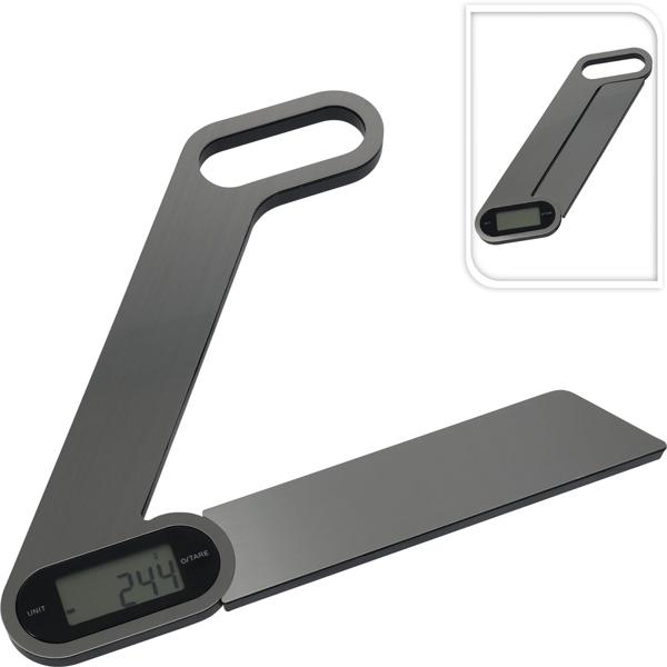 Balance de cuisine numérique professionnelle dépliable 28 cm – Haute précision, charge 5 kg – Pliable et gain de place – Cuisine, pâtisserie & contrôle des portions