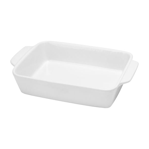 Set de 3 plats à gratin en grès, rectangulaires et robustes – set de plats allant au four pour lasagnes, gratins, casseroles et plus encore, en 3 tailles