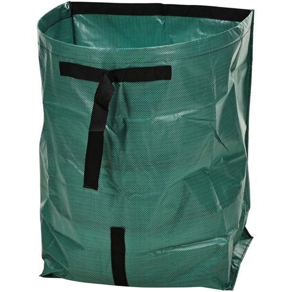 Extra‑strong garden waste bag 178L – ideal for collecting clippings, leaves and weeds – leaf collector with metal ring for excellent stability