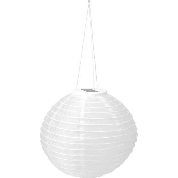 2er-Set Grosser Solar Lampion, Ø 40 cm – Wetterfeste LED Kugel hängend für Garten & Balkon – Automatische Solarleuchte Deko für Party