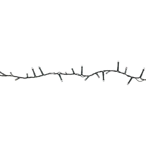 LED solar string lights, 768 LEDs, 5.6 m, 13 modes, remote control & timer – USB rechargeable, colourful light for garden, balcony & terrace