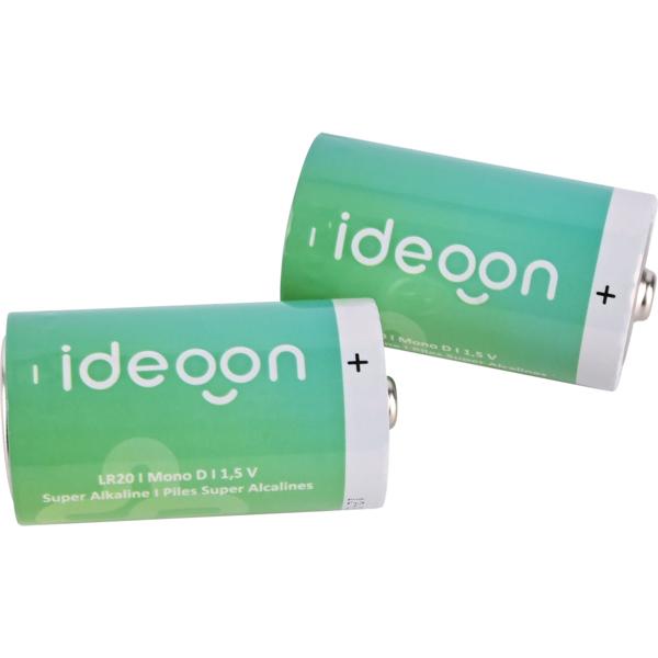 Set of 4 premium type D mono batteries - LR20 alkaline 1.5V - Long‑lasting power for household, radios, toys and flashlights