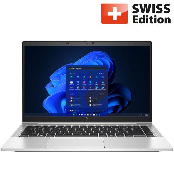 HP ELITEBOOK 840 G7 Silber - 14 Zoll Notebook, Core i5, 512 GB, FullHD - Schweizer Tastatur - 1. Wahl - generalüberholt - wie neu - Ideal für Business, Home-Office, Studium