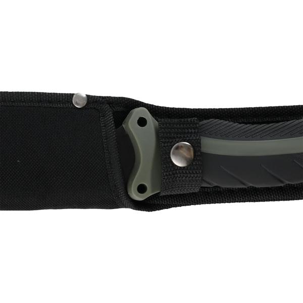 Survival Set - Beil, Messer & Machete mit 3 Gürtelscheiden, Wetzstein & Profi-Feuerstahl inklusive Flaschenöffner und Messskala für Outdoor