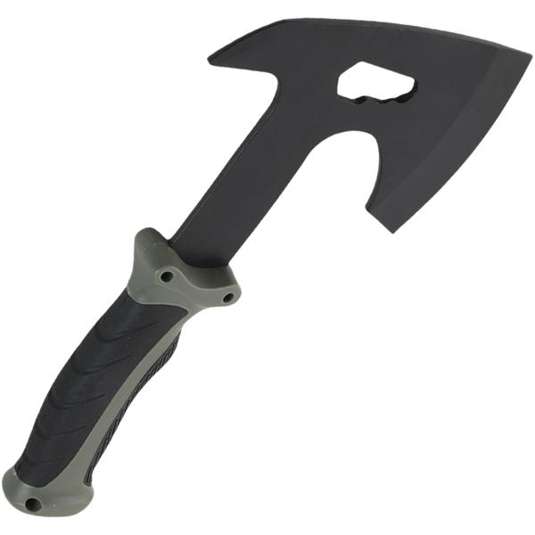 Survival Set - Beil, Messer & Machete mit 3 Gürtelscheiden, Wetzstein & Profi-Feuerstahl inklusive Flaschenöffner und Messskala für Outdoor