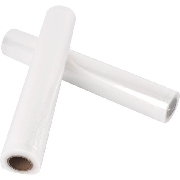 Rouleaux de film pour mise sous vide 28x300 cm set pro – 2 rouleaux de gaines sous vide pour des aliments plus frais et qui se conservent plus longtemps – protection contre les brûlures de congélation