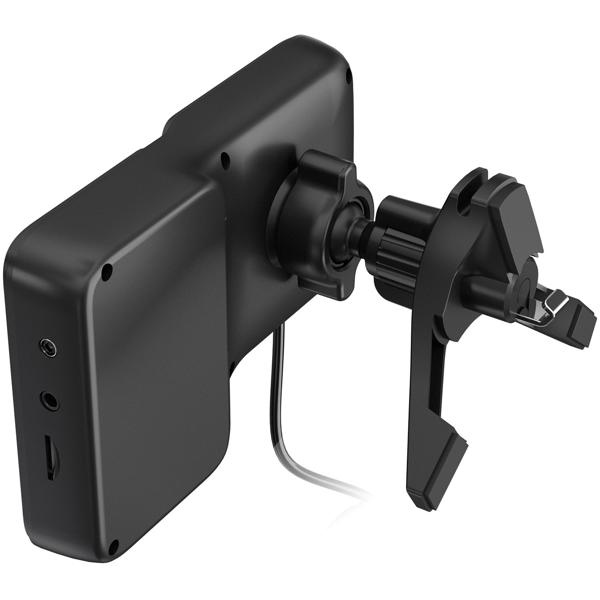 DAB+ FM Transmitter Auto Adapter – Bluetooth Freisprecheinrichtung, Qi 15W Schnell-Laden & Magnet-Halter – Dual USB QC 3.0/PD & TFT-Display