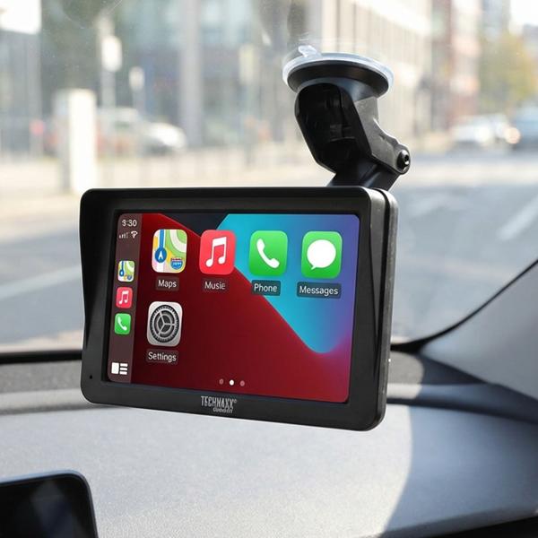 Top 7" Autoradio Monitor: Wireless CarPlay, Android Auto, DAB+ Radio, Bluetooth, FM Transmitter, praktisches Nachrüst-Set