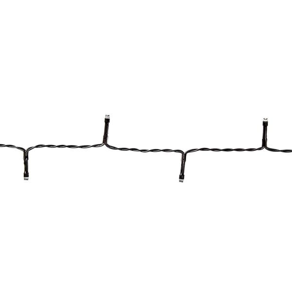 Festliche LED Lichterkette, warmweiss – 3,6m, 48 LEDs, Timer & 7 tolle Effekte. Ideal für Innen & Aussen - Perfekt für Deko, Weihnachten, Party