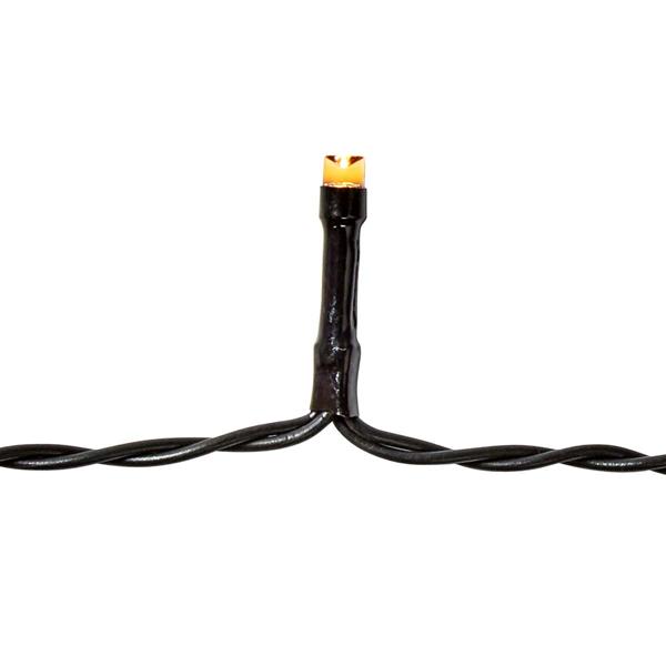 Festliche LED Lichterkette, warmweiss – 3,6m, 48 LEDs, Timer & 7 tolle Effekte. Ideal für Innen & Aussen - Perfekt für Deko, Weihnachten, Party