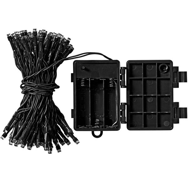 Festliche LED Lichterkette, warmweiss – 3,6m, 48 LEDs, Timer & 7 tolle Effekte. Ideal für Innen & Aussen - Perfekt für Deko, Weihnachten, Party