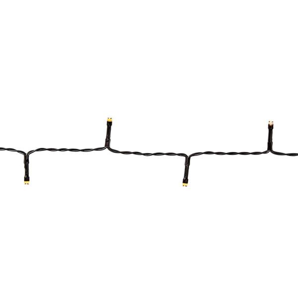 Festliche LED Lichterkette, warmweiss – 7,2m, 96 LEDs, Timer & 7 tolle Effekte. Ideal für Innen & Aussen - Perfekt für Deko, Weihnachten, Party