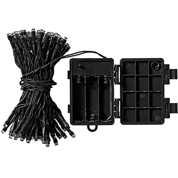 Festliche LED Lichterkette, warmweiss – 7,2m, 96 LEDs, Timer & 7 tolle Effekte. Ideal für Innen & Aussen - Perfekt für Deko, Weihnachten, Party