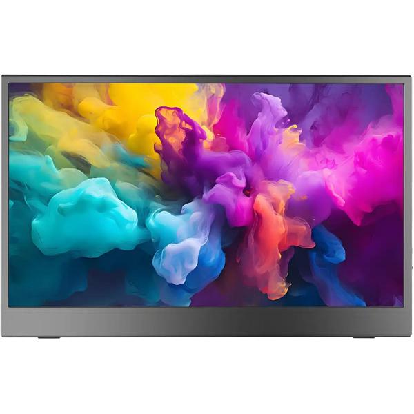 Monitor portatile IPS Full HD da 15,6“ – schermo ultracompatto per laptop, Mac, PS5, Xbox e smartphone – perfetto per gaming, viaggi, home office