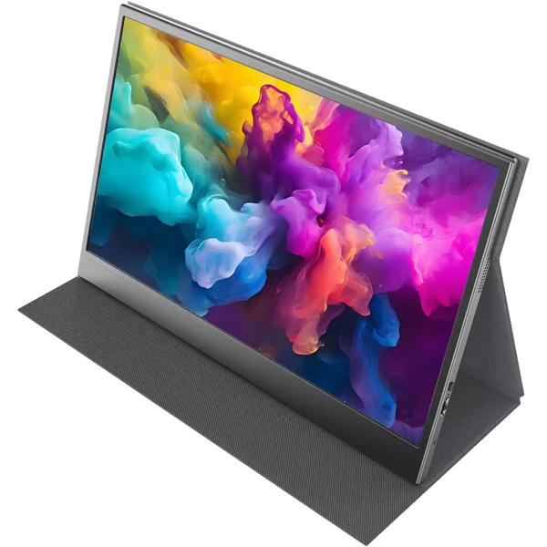 Monitor portatile IPS Full HD da 15,6“ – schermo ultracompatto per laptop, Mac, PS5, Xbox e smartphone – perfetto per gaming, viaggi, home office