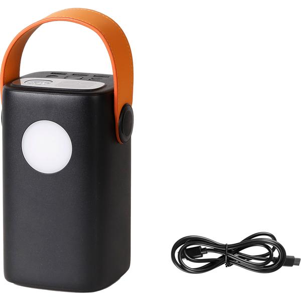 Powerful power bank 60,000 mAh, 100 W, USB‑C PD external battery: mobile charger with LED lamp for laptop, notebook, smartphone – fast charging