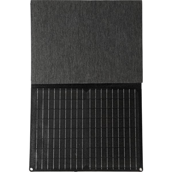 Panneau solaire pliable 60W monocristallin – chargeur solaire portable IP65 avec fiche compatible MC4, adaptateur DC, œillets et mousquetons pour le camping