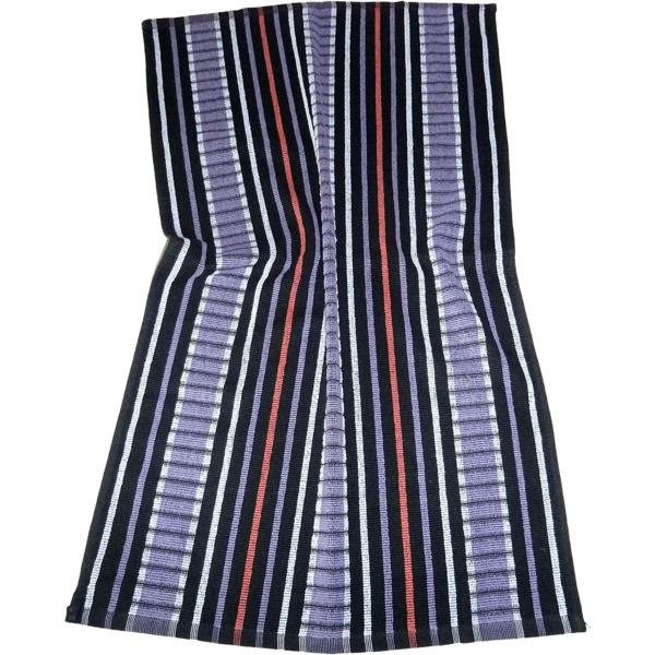 Grubentuch 100% cotton: Highly absorbent dish towel & multipurpose towel, purple-black - Robust drying towel for home & catering