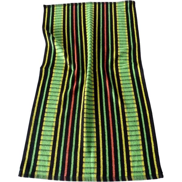 Grubentuch 100% cotton: absorbent dish towel & multipurpose cloth, green-black - Robust drying towel for home & catering