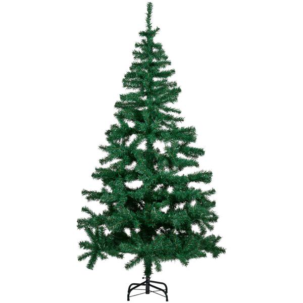Grosser künstlicher Weihnachtsbaum 180cm - Naturgetreu: Realistischer Tannenbaum mit 650 Zweigen - Wunderschöne Weihnachtsdeko für Ihr Zuhause