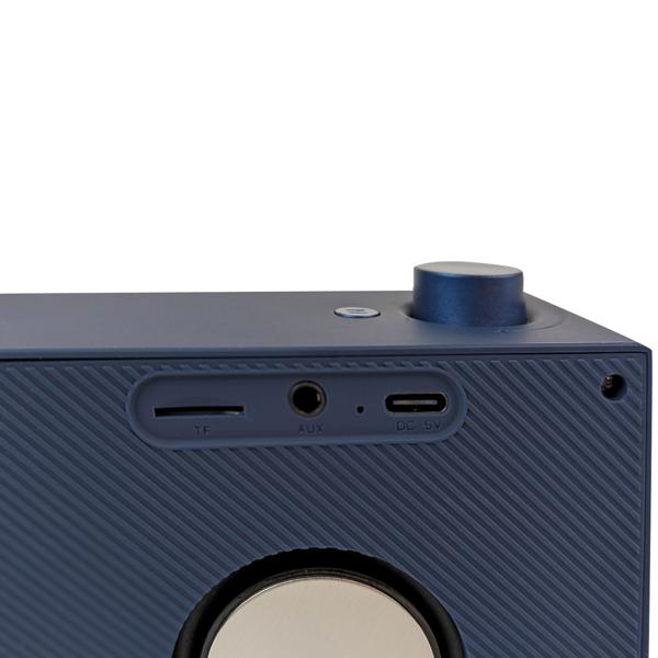 Altoparlante Bluetooth retrò V5.4: design radio vintage, USB-C, AUX, scheda TF e FM – elegante music box per viaggi, campeggio e feste – suono potente