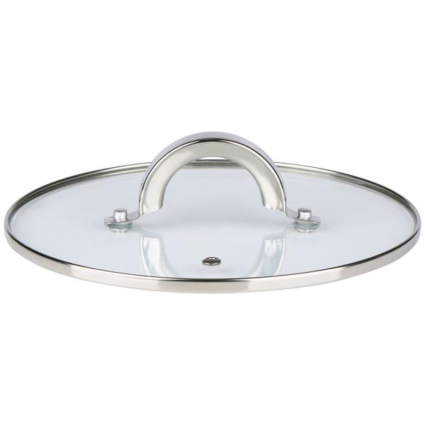 Professional 7-piece stainless steel pot set with glass lid – high-quality cooking pot set for induction & hob – gloss finish & rounded handles