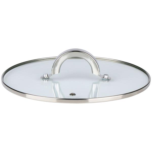 Professional 7-piece stainless steel pot set with glass lid – high-quality cooking pot set for induction & hob – gloss finish & rounded handles