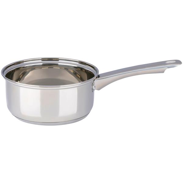 Professional 7-piece stainless steel pot set with glass lid – high-quality cooking pot set for induction & hob – gloss finish & rounded handles