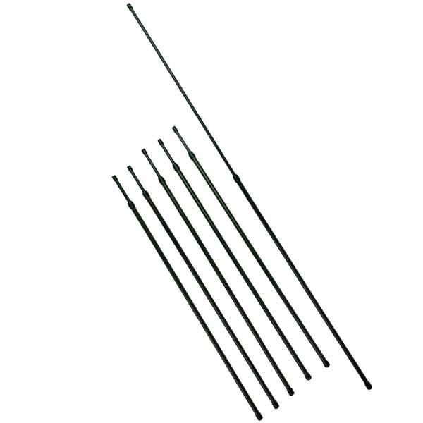 Robusti bastoni per piante, set da 6, estensibili fino a 80 cm: sostegni pratici e supporto rampicante perfetto per casa, giardino, balcone e terrazza