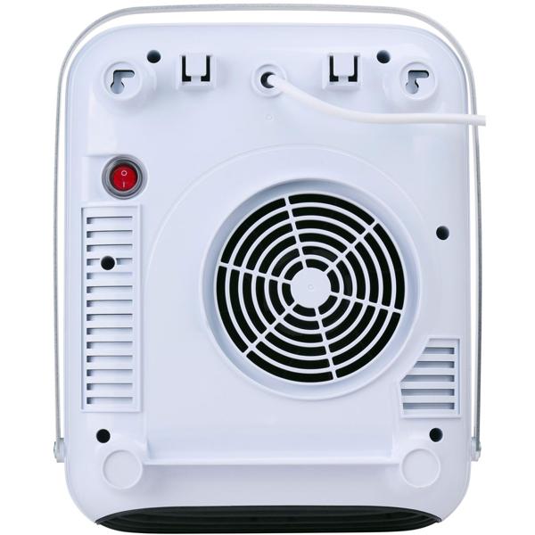 Termoventilatore da bagno PTC 2000W con portasalviette, Bianco - Termoventilatore sicuro con timer e telecomando, IP22 - Efficiente ed rapido