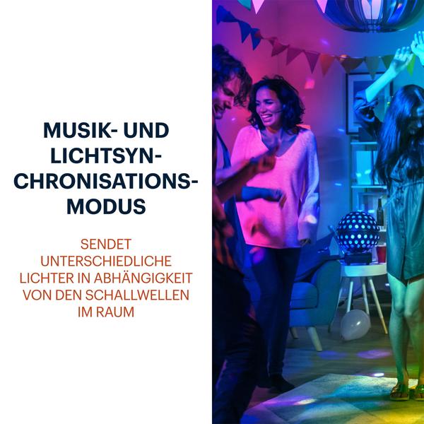 RGB Ecklampe mit dynamischem Musik-Sensor, warmweiss & farbig, 140cm Stehleuchte, Steuerung per Fernbedienung. Perfekt für Wohnzimmer & Gaming